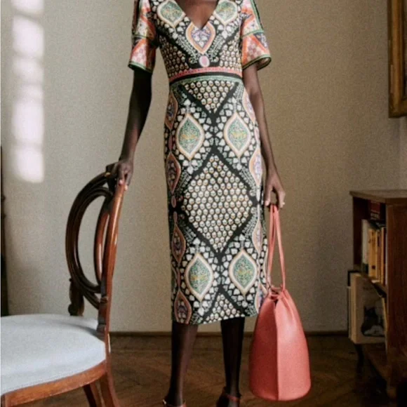 Sezane talma Dress size 2 - Picture 1 of 3